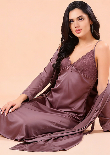 Buy Online LOVEBIRD C231 Nighty Set 2 Pcs | Lovebird