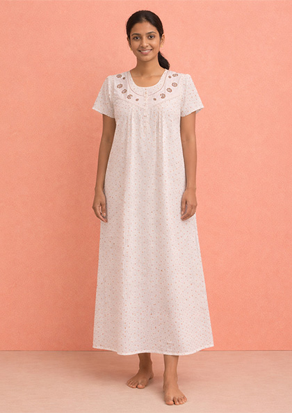 BOMBAY-03 COTTON BLEND NIGHTY