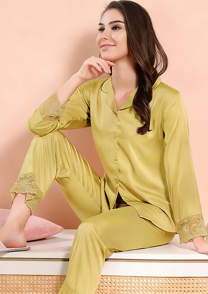 Buy Online LOVEBIRD Ns8834 Satin Plain Night Suit | Lovebird