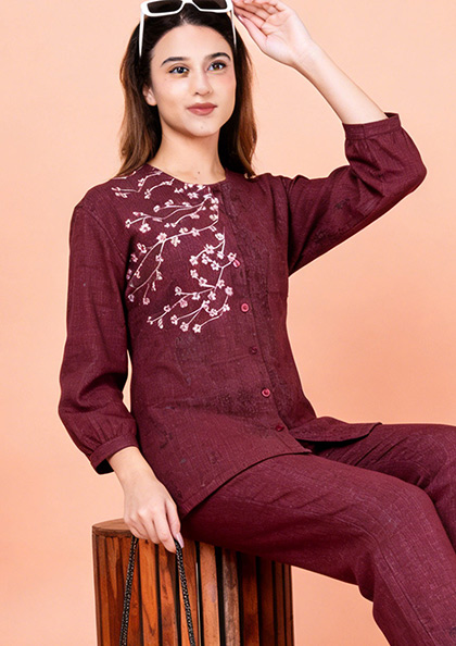 Buy Online LOVEBIRD Co-ord Set 6620 Night Suit | Lovebird