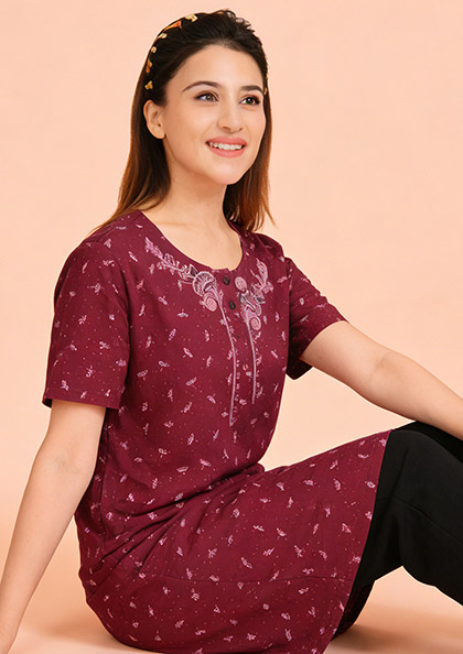 Buy Online LOVEBIRD Ns8847 Night Suit | Lovebird