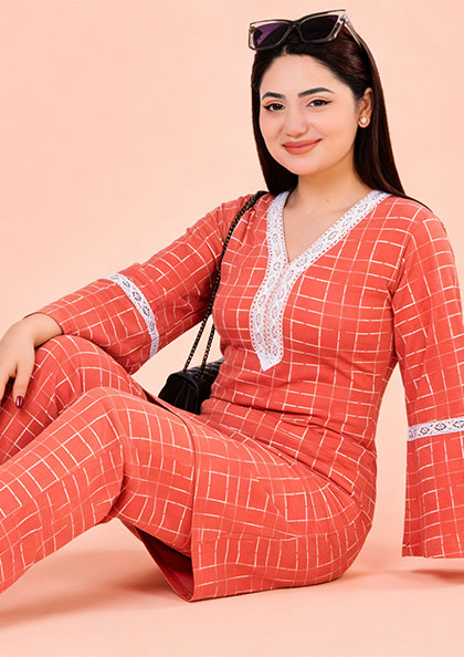 NS8867 KURTI LONG NIGHT SUIT