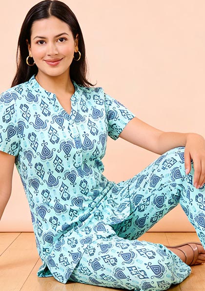 Buy Online LOVEBIRD Ns8865 Kurti Nightsuit | Lovebird