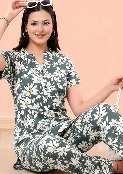 Buy Online LOVEBIRD Ns8865 Kurti Nightsuit | Lovebird