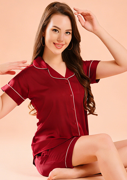 B21 SATIN BLOOMER SET