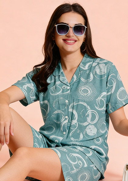 B22 RAYON BLOOMER SET