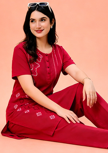 Buy Online LOVEBIRD Ns8870 Nightsuit | Lovebird