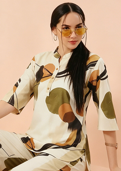 Buy Online LOVEBIRD Co-ord Set 6634 Rayon Night Suit | Lovebird