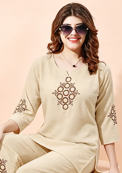 CO-ORD SET 6640 LINEN COTTON