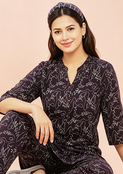 Buy Online LOVEBIRD Ns8873 Long Kurti Set | Lovebird