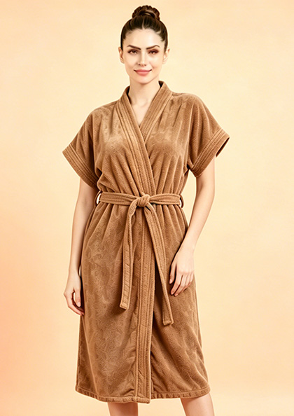 Buy Online LOVEBIRD Bath Robe 01 Towel Fabric Gown | Lovebird