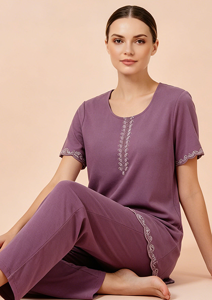 Buy Online LOVEBIRD Co-ord Set 6644 Night Suit | Lovebird