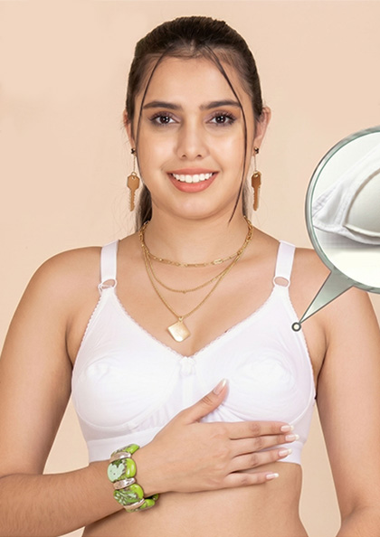 Buy Online Mastectomy LOVEBIRD Perfect Fit Cotton Pocket Bra | Lovebird