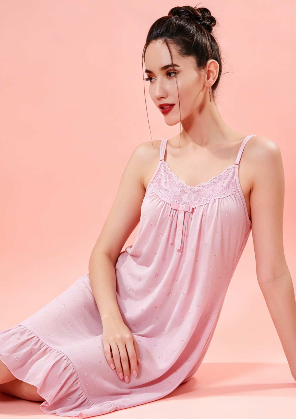 Buy Online LOVEBIRD Nighty A29 Viscose Modal | Lovebird