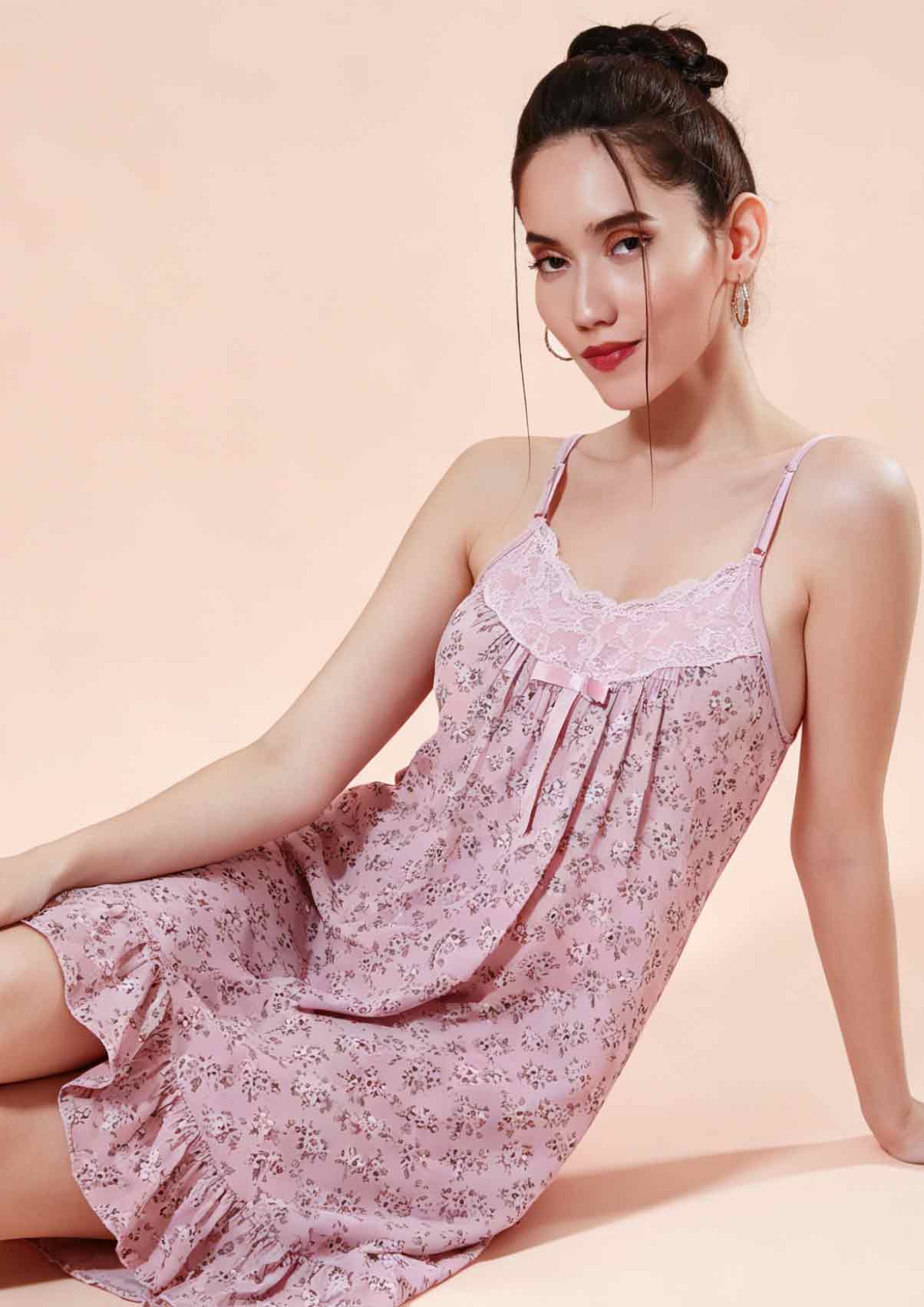 Buy Online LOVEBIRD Nighty A30 Viscose Modal | Lovebird
