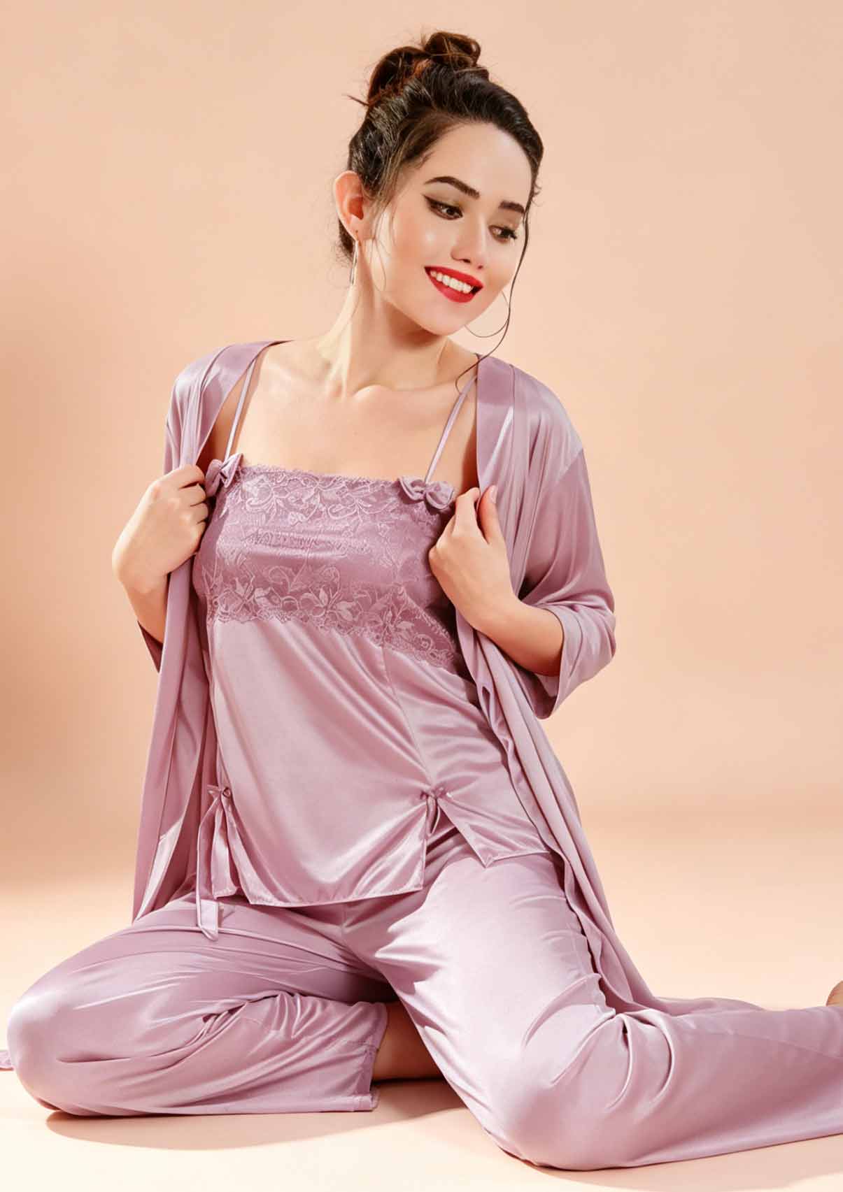 Buy Online LOVEBIRD D313 Silk Baby Doll Set | Lovebird
