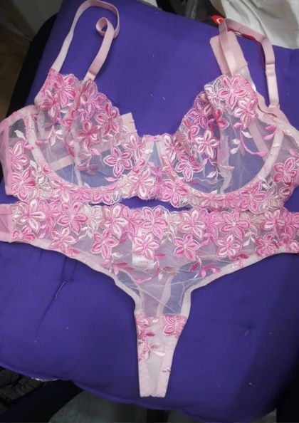 THS2611 BRA PANTY THONG SET FANCY bra 5 star review image