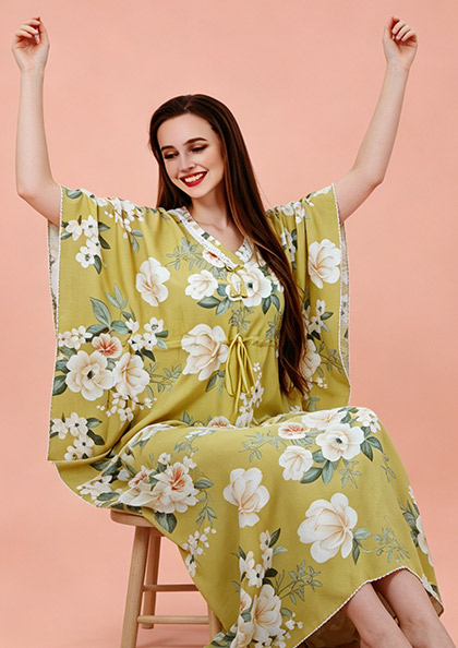 Buy Online LOVEBIRD 7701 Kaftan Rayon | Lovebird