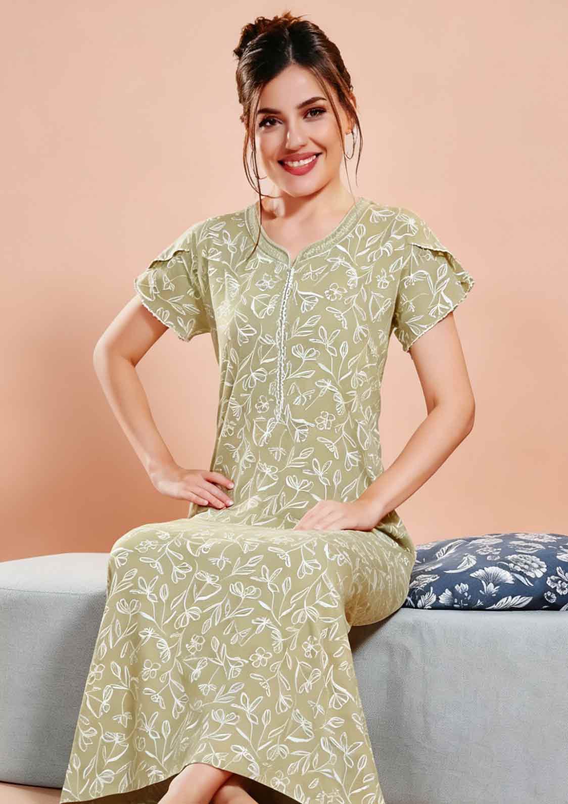 Buy Online LOVEBIRD Rich Cotton 17 Hoisery Blend Nighy | Lovebird