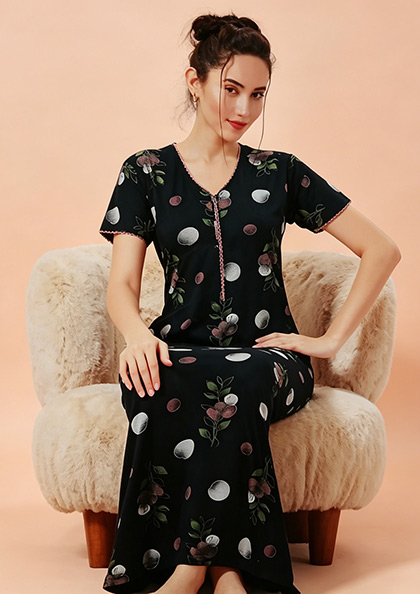 Buy Online LOVEBIRD Rich Cotton 19 Hoisery Blend Nighy | Lovebird