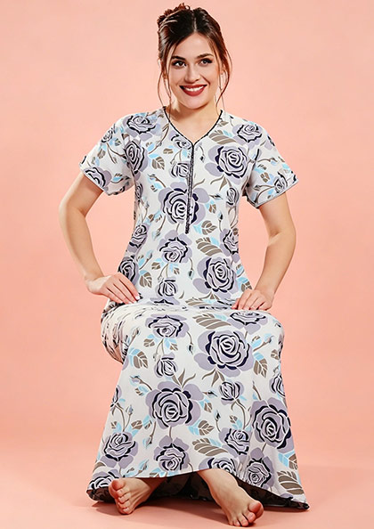 Buy Online LOVEBIRD Rich Cotton 22 Hoisery Blend Nighy | Lovebird