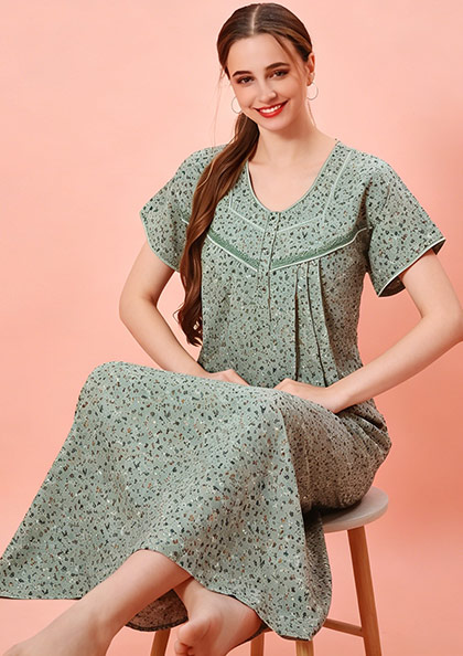 Buy Online LOVEBIRD Rich Cotton 33 Rayon Blend Nighy | Lovebird