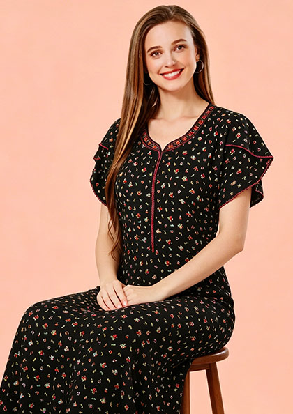 Buy Online LOVEBIRD Rich Cotton 38 Rayon Blend Nighy | Lovebird
