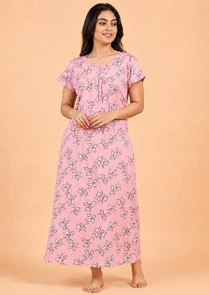 Buy Online LOVEBIRD Ct Nighty 35 Cotton Blend | Lovebird