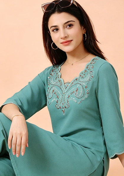 NS9901 COTTON NIGHT SUIT