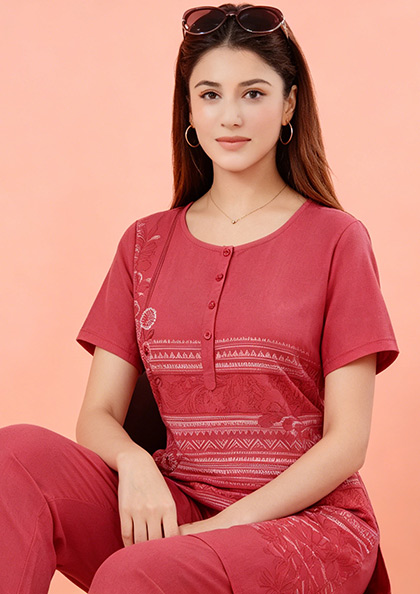 Buy Online LOVEBIRD Ns9902 Cotton Night Suit | Lovebird