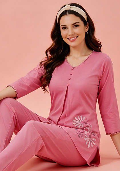 Buy Online LOVEBIRD Co-ord Set 6663 Night Suit | Lovebird