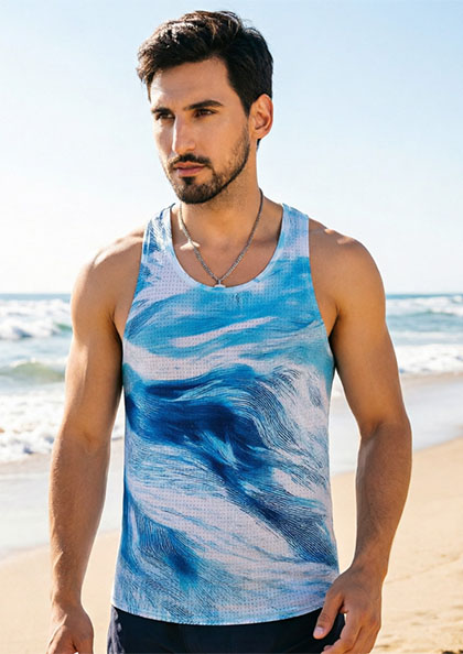 SVEST2 DRY FIT MAN BEACH VEST