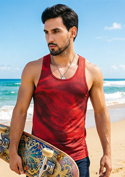 SVEST3 DRY FIT MAN BEACH VEST