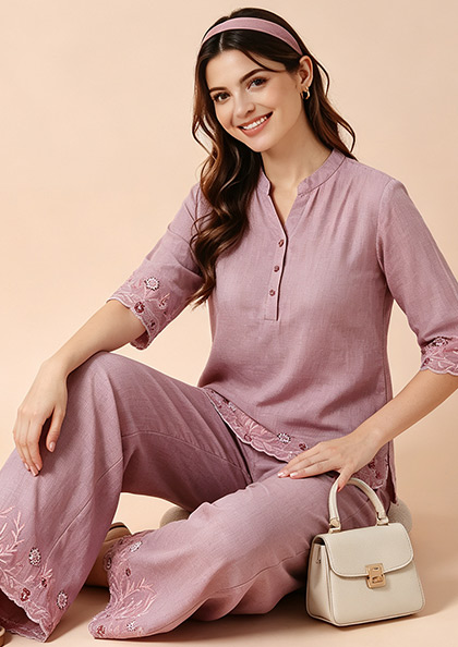 Buy Online LOVEBIRD Co-ord Set 6664 Night Suit | Lovebird
