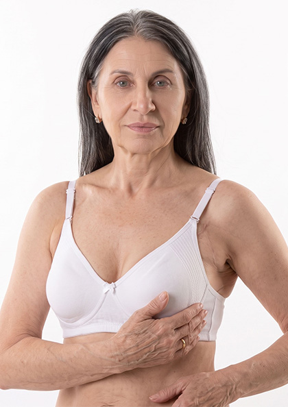 Buy Online Mastectomy LOVEBIRD Super Fit Cotton Pocket Bra | Lovebird