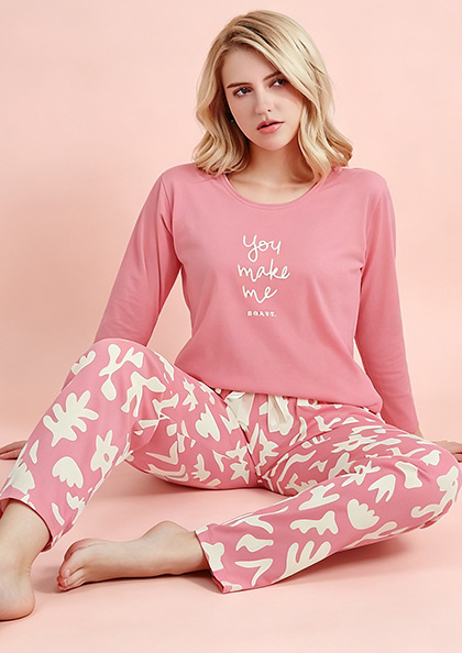 NS9920 COTTON FULL SLEEVE NIGHT SUIT