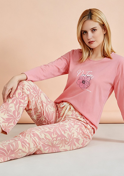NS9921 COTTON FULL SLEEVE NIGHT SUIT