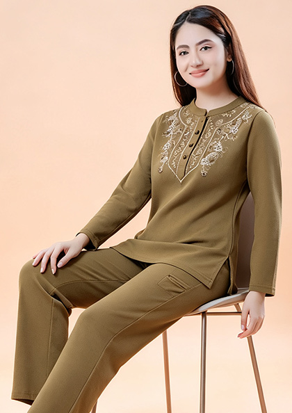 Buy Online LOVEBIRD Ns9930 Cotton Coord Set Full Sleeves | Lovebird
