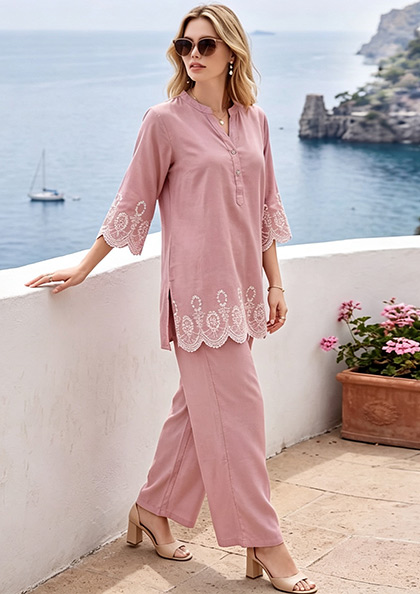 CO-ORD SET 6688 COTTON NIGHT SUIT