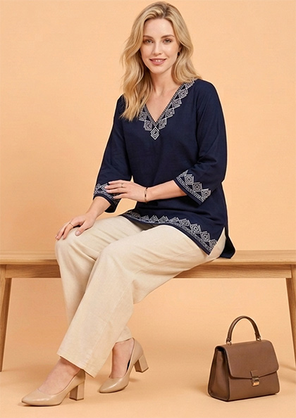 CO-ORD SET 6692 COTTON NIGHT SUIT