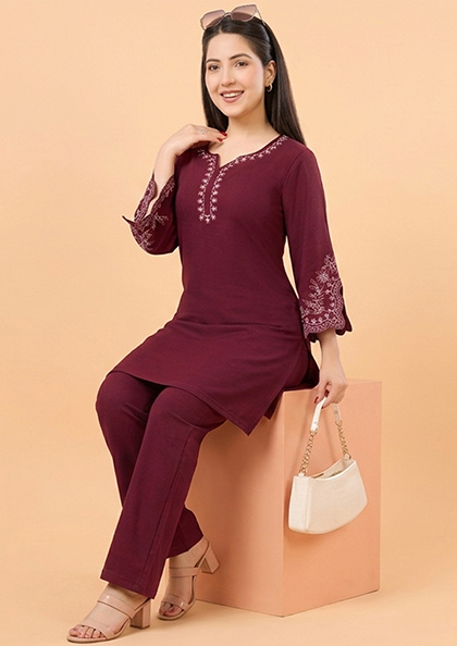Buy Online LOVEBIRD Ns9938 Cotton Long Kurti Night Suit | Lovebird