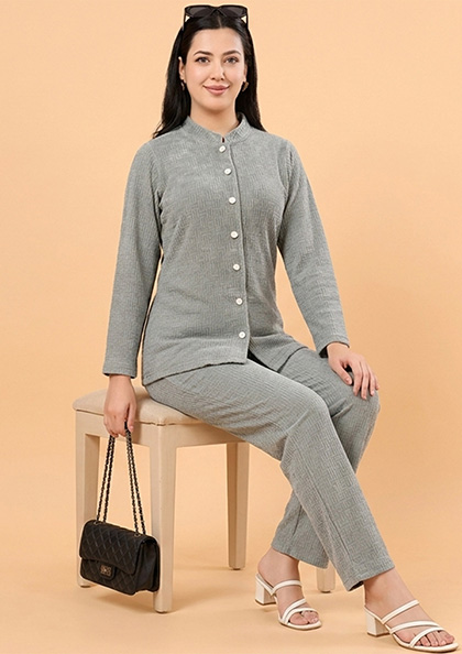 Buy Online LOVEBIRD Velv8803 Velvet Night Suit | Lovebird