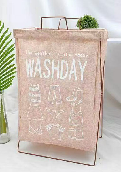 Buy Online Dirty clothes basket waterproof foldable bathroom storage bag toilet 