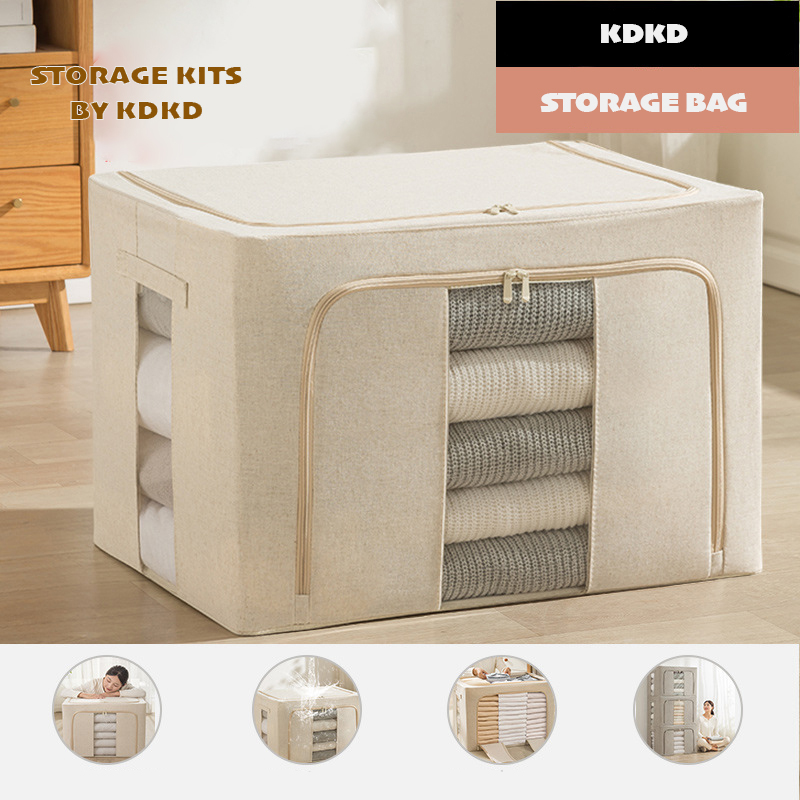 Buy Online Clothing Storage Box with Coated Steel Frame