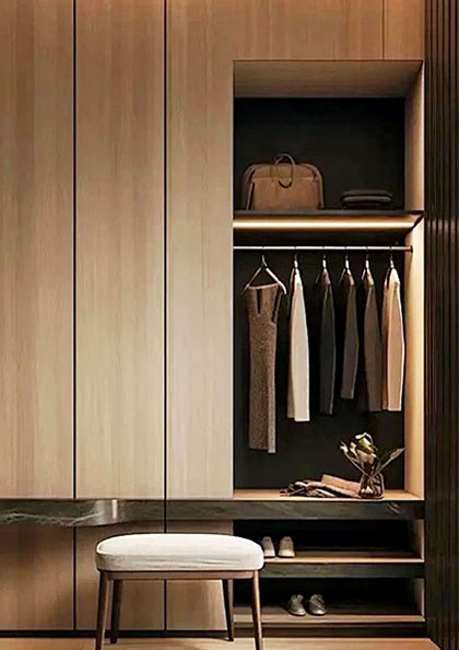 Buy Online All Aluminium Bedroom Wardrobe Customization