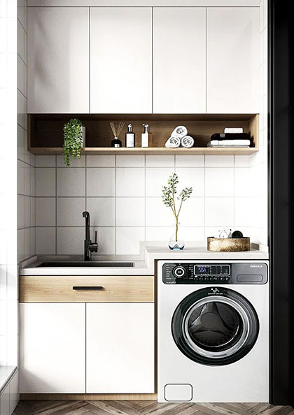 Buy Online All Aluminium Honeycomb Washing Area Wardrobe Customization