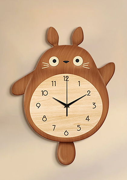 Buy Online Wall Clock1 Totoro Log Modern Wall Clock