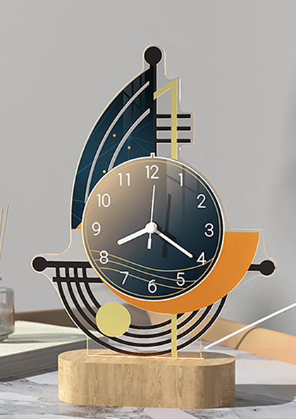 Buy Online Table Clock6 Smooth Sailing B Clock 20x27cm