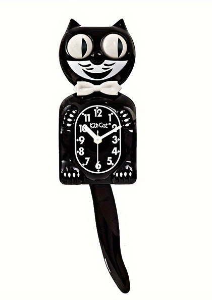 Buy Online Wall Clock19 Classic Cat Clock 12x37