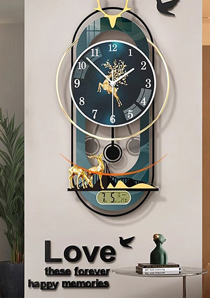 Buy Online Wall Clock20 Home Modern Light Clock 30x60cm